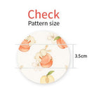 OEKO-TEX ウサギ バニー ピーチ フルーツ柄生地 韓国製 半ヤード単位