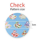 OEKO-TEX Flower Rabbit Bunny Patterned Fabric made in Korea by the Half Yard