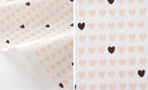 Floral Garden Pink Sweet Heart Fabric made in Korea 45cm by 110cm or 18" by 43" by the half yard