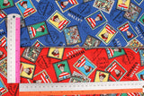 Where's Wally Character Oxford Fabric made in Japan by the Half Yard