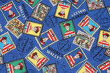 Where's Wally Character Oxford Fabric made in Japan by the Half Yard