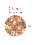 チューリップの花柄模様のOEKO-TEX®生地(韓国製、半ヤード単位)