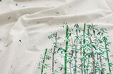 Korean Traditional Plant Bamboo Patterned Oxford Fabric Made in Korea by the Panel 27" x 44" ( 70 cm x 110 cm)