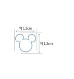 韓国でプリントされたディズニー ミッキーマウス ミニーマウス 生地 半ヤード