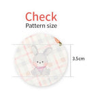 OEKO-TEX ウサギ バニー キャロット ピクニック柄生地 韓国製 半ヤード単位