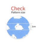 OEKO-TEX 兔兔鬱金香花朵圖案布料,韓國半碼數位紡織印花製造