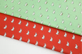 OEKO-TEX Happy New Year Rabbit Bunny Carrot Patterned Fabric made in Korea by the Half Yard