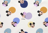 ディズニー ミッキーマウス ミニーマウス プレイグラウンド 生地 韓国で半ヤード単位で印刷