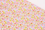 Flower Fruits Floral Garden patterned Fabric made in Korea by the Half Yard