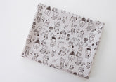 Bird Owl Tawny Owl patterned Fabric, Animal Fabric made in Korea by the Half Yard