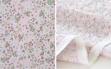花柄ソフトヘイミッシュ30年代柄生地、かわいい、裁縫、キルト、韓国製、半ヤード 45cm x 147cm または 18" x 57"