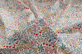 Floral Tulip Wildflower Riverside Flower Patterned Fabric, Flowers Fabric made in Korea by the Half Yard