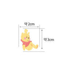 くまのプーさん ピグレット ブロッサム フラワー バルーン キャラクター コットン生地 韓国製 半ヤード単位