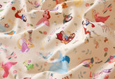 Disney Princess Aurora Belle Cinderella Rapunzel Fabric printed in Korea by the Half Yard