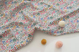 Floral Tulip Wildflower Riverside Flower Patterned Fabric, Flowers Fabric made in Korea by the Half Yard