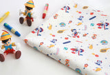 Disney Pinocchio Character Cotton Fabric made in Korea by the Half Yard