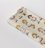 ヴィンテージ ペーパードール ベーカリーガールズ 生地 韓国製 半ヤード単位