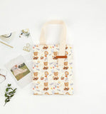 OEKO-TEX Animals Shirts Teddy Bear Patterned Fabric made in Korea by the Half Yard