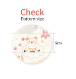 OEKO-TEX Animals Sleepy Sheep Patterned Fabric made in Korea by the Half Yard