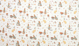 Peter Rabbit Land Bunny printed Antibiosis 30s Organic Fabric made in Korea by the Half Yard