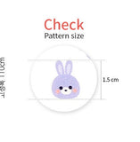 OEKO-TEX Animals Blossom Flower Rabbit Bunny Patterned Fabric made in Korea by the Half Yard