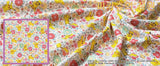 Pocket Monster Pokemon Pikachu and Flower Garden Character Fabric made in Korea by the Half Yard