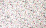Cherry and Flowers Floral Patterned Lawn Fabric made in Korea by the Half Yard