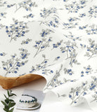 ハーフヤードデジタルテキスタイルプリント法で韓国で作られた、フレッシュなブルーベリー柄のOEKO-TEX生地