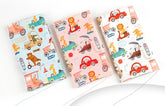 Animal Traffic Bear Lion Fox Giraffe Patterned OEKO-TEX® Fabric, Made in Korea by the Half Yard