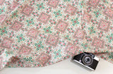 Half Yard 韓國製造錦緞花朵圖案布料