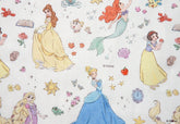 Disney Princess Snow White Ariel Cinderella Rapunzel Fabric printed in Korea by the Half Yard