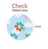 Happy Smile Flower Patterned OEKO-TEX Fabric made in Korea by Half Yard