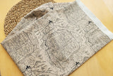 Map of Capital Korean Traditional Painting patterned Fabric printed in Korea by the Half Yard