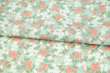 韓国製のミッドデイフラワーガーデンローズチューリップ柄生地(半ヤード)
