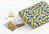 Fruits Lemon Patterned Fabric made in Korea by Half Yard Cotton 100%