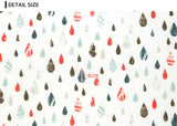 Vintage Rain Drop Patterned Fabric made in Korea by the Half Yard