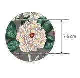 韓国でハーフヤードデジタルテキスタイルプリントされた蝶とトンボの植物の花柄生地