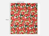 Camellia Flower Patterned Modal Fabric made in Korea by the Yard