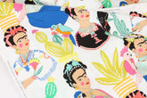 Frida con las plumas プリント Fabric De Leon Design by Alexander Henry Fabrics by the Half Yard