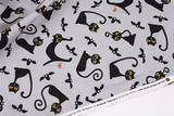 Black Cat Bat Andover Schaefer Kim Fabric by the Half Yard