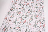 Paris days La tour Eiffel & Flower printed Fabric by Brother Sister Design Studio by the Half Yard