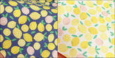 Fruits Lemon Patterned Fabric made in Korea by Half Yard Cotton 100%