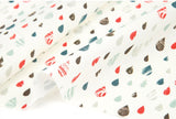 Vintage Rain Drop Patterned Fabric made in Korea by the Half Yard
