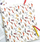 韓国製のMy Happy Puppy Dog柄生地(半ヤード)