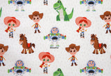 Disney Toy Story Characters printed in Korea by the Half Yard