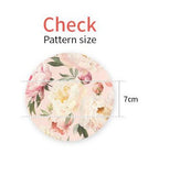 韓国製の牡丹の花柄生地(半ヤード単位)