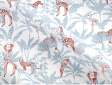 Animal Morning of Serengeti patterned OEKO-TEX® Fabric, Made in Korea by the Half Yard