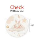 夢想兔兔子圖案布料韓國製造,半碼 DTP