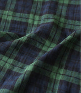 Double Gauze Black Watch Kilt Patterned Fabric made in Korea by the Yard