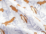 Animal Savanna Leopard patterned OEKO-TEX® Fabric, Made in Korea by the Half Yard